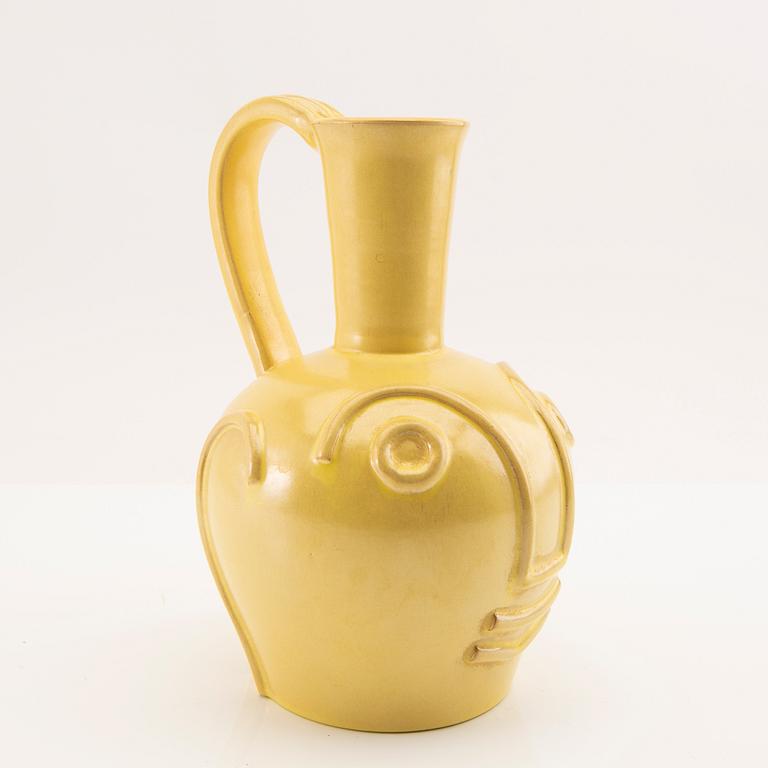 Jerk Werkmäster, pitcher Nittsjö glazed earthenware.