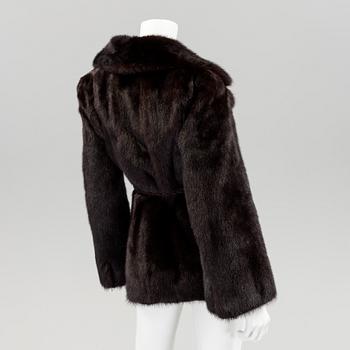 A mink fur jacker from Saga Mink, Tranåspäls, Nordiska Kompaniet, 1970's/80's.