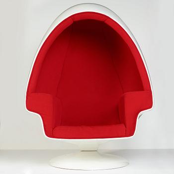 LEE WEST, an "Egg Chair" and ottoman, Lee West inc. USA 1970´s.