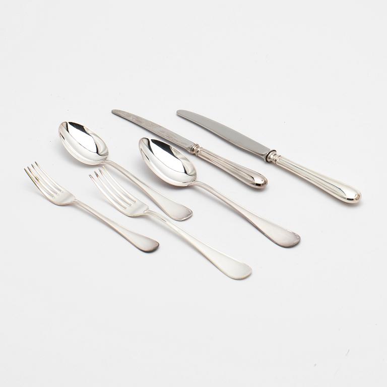 Cutlery service, 72 pieces, "Svensk", GAB, 1980-1989, Sweden.