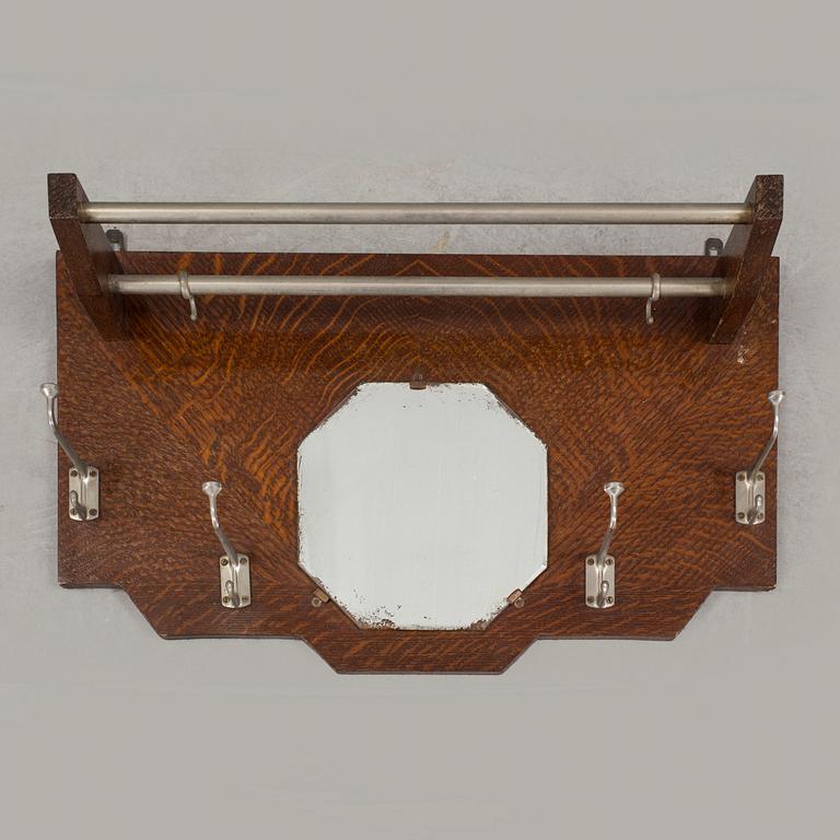 An oak klothes hanger, early 20th Century.