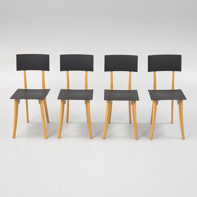 Enzo Mari, stolar, 4 st, "Marina", Zanotta, Italien, 2000-tal.