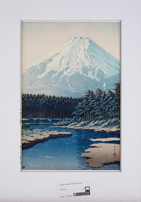 HASUI KAWASE, träsnitt, Japan.