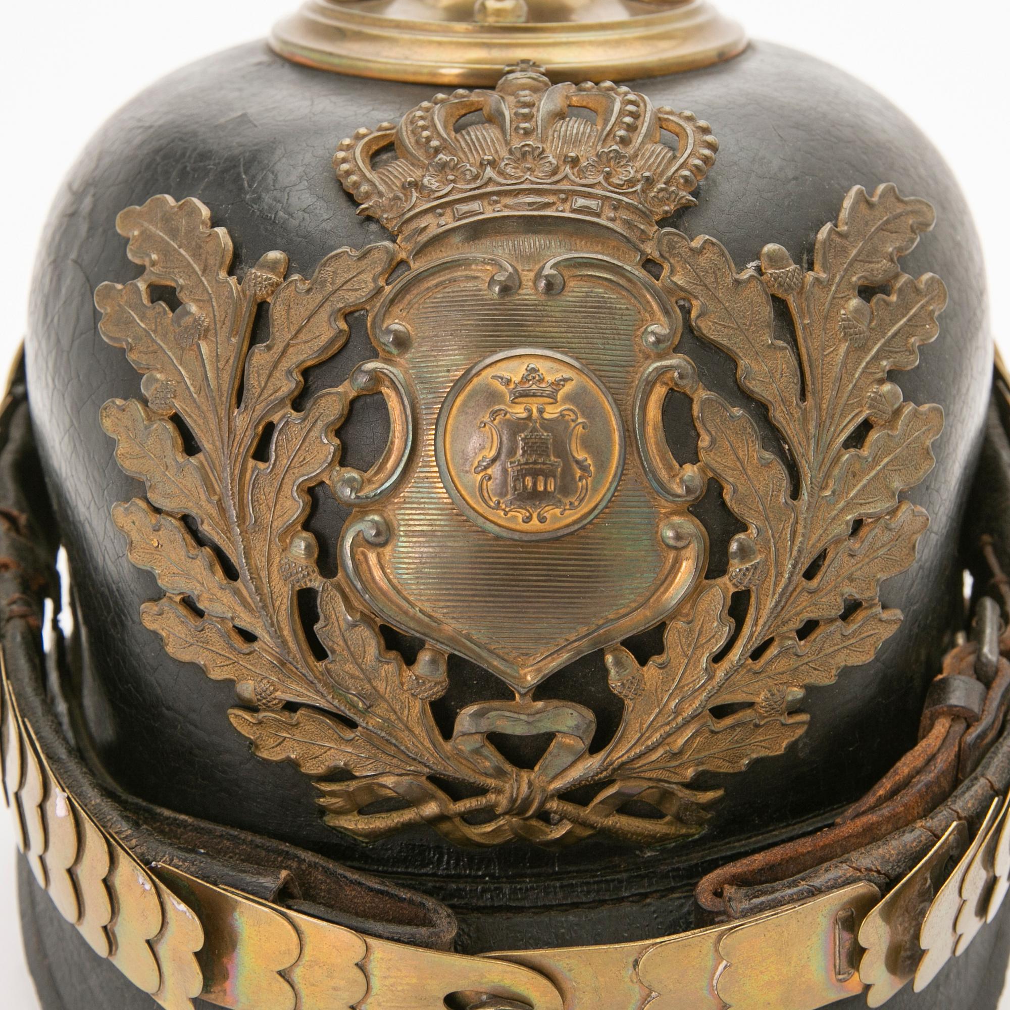 Poliskask, 1800-/1900-tal.
