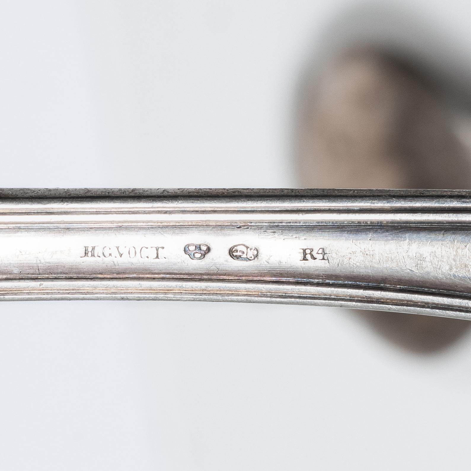 Spoons, 22 pcs, silver, Denmark, Norway, Sweden, 18th-20th century.