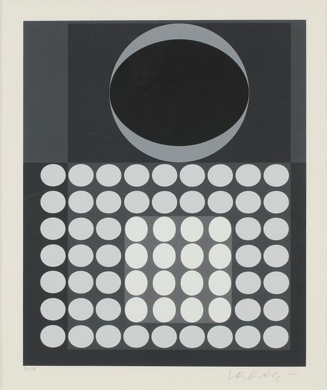 VICTOR VASARELY, litografi, signerad och numrerad 87/250.