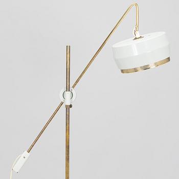 A mid-20th century floor lamp, possibly prototype, Aarne Ervi Architect's office, manufacturer Taito.