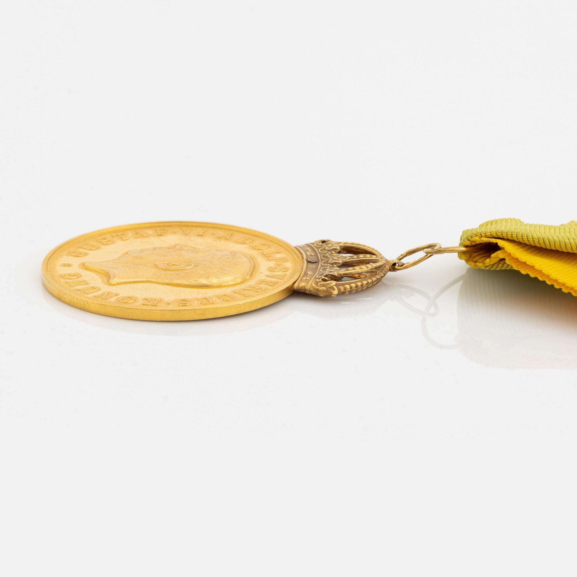 A Swedish gold  medal, 1955.