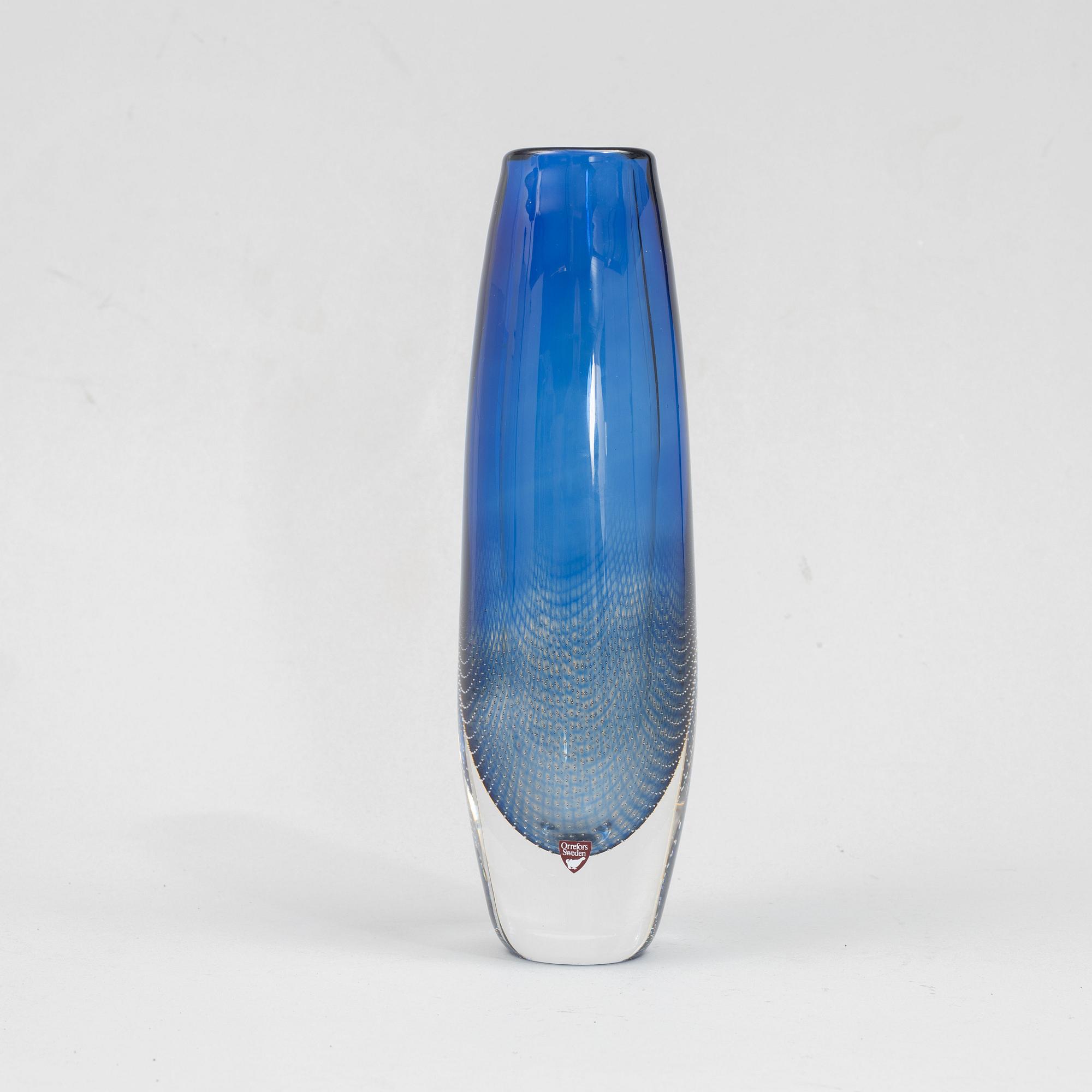 Sven Palmqvist, a "Kraka" vase, Orrefors Gallery, produced in the 20th century.
