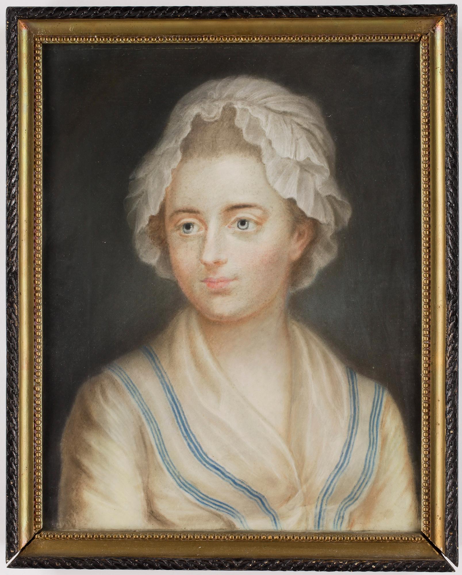 OKÄND KONSTNÄR, ett par, pastell på papper, ej signerade, omkring år 1800.