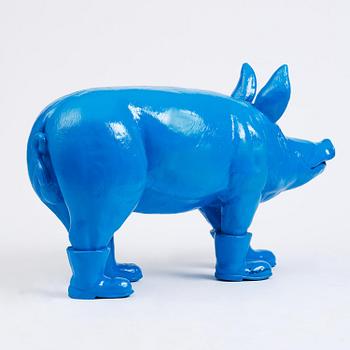 William Sweetlove, "Cloned blue father pig" (Blue).