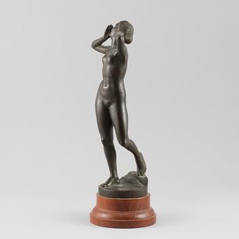 MARCUS LÖVBLAD, skulptur, brons, signerad och daterad -35.