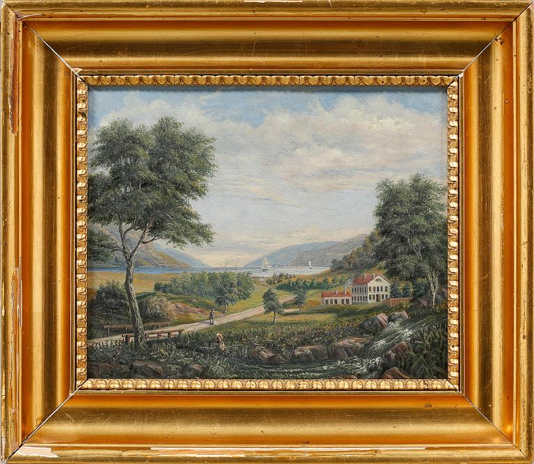 Two paintings by an unknown artist from the late 19th century.