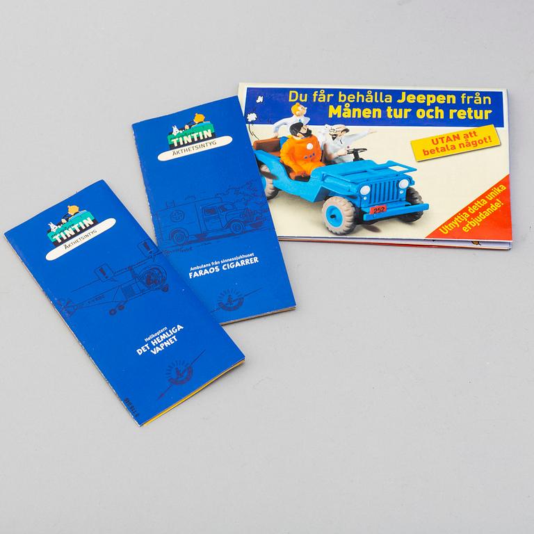a collection of 26 Tintin cars, Hergé-Moulinsart.