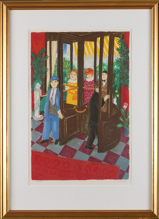 LENNART JIRLOW, färglitografi, signerad och numrerad 2/280.