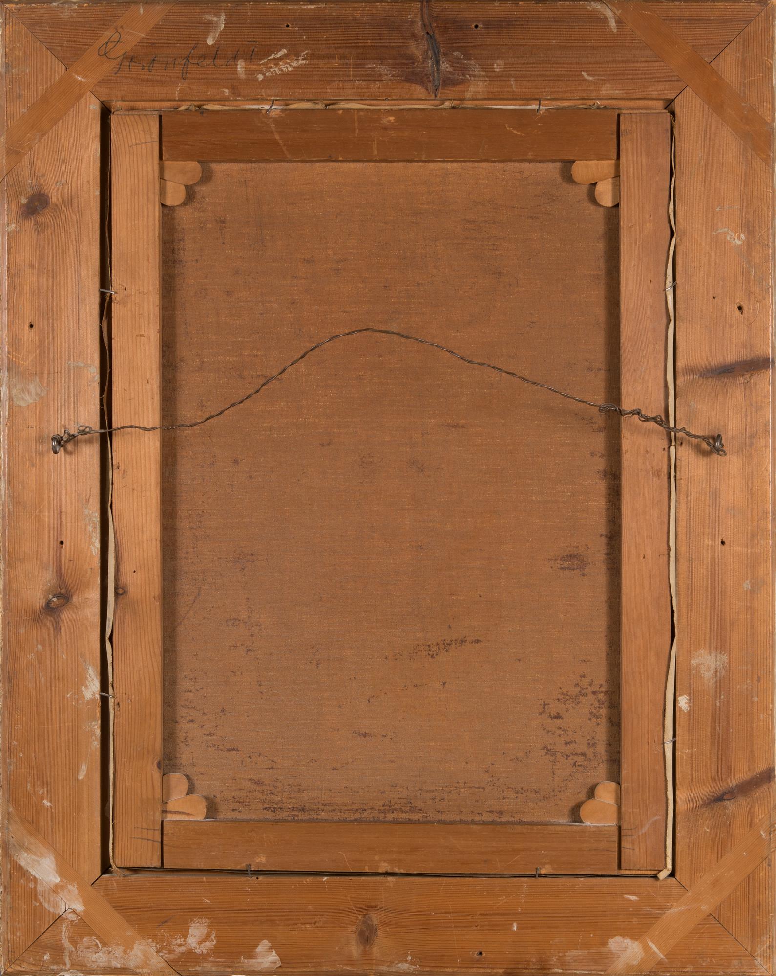 Fredrik Ahlstedt, oil on canvas, signed and dated 1878.