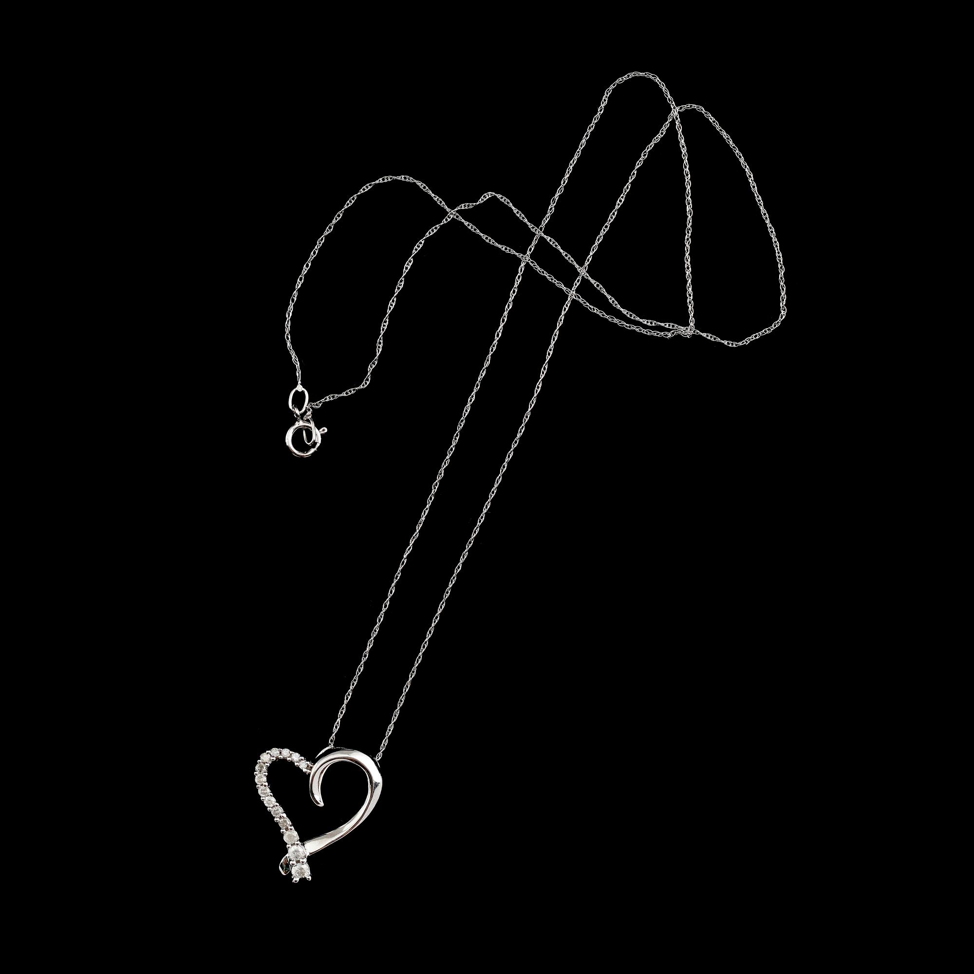 HÄNGE, 10 k guld, diamanter tot ca 0.25 ct.