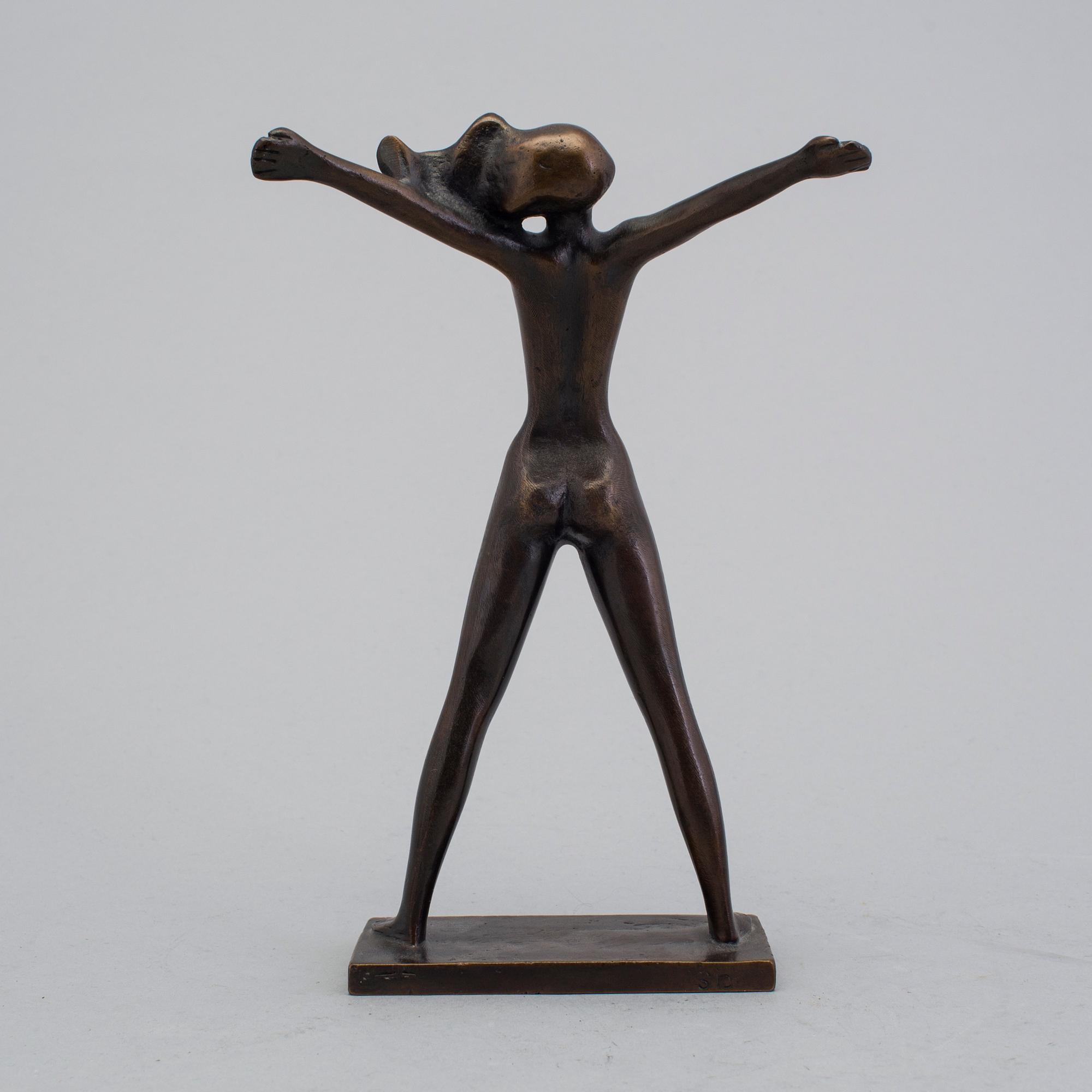 STIG BLOMBERG, sculpture, bronze, Ystad metall, Sweden.