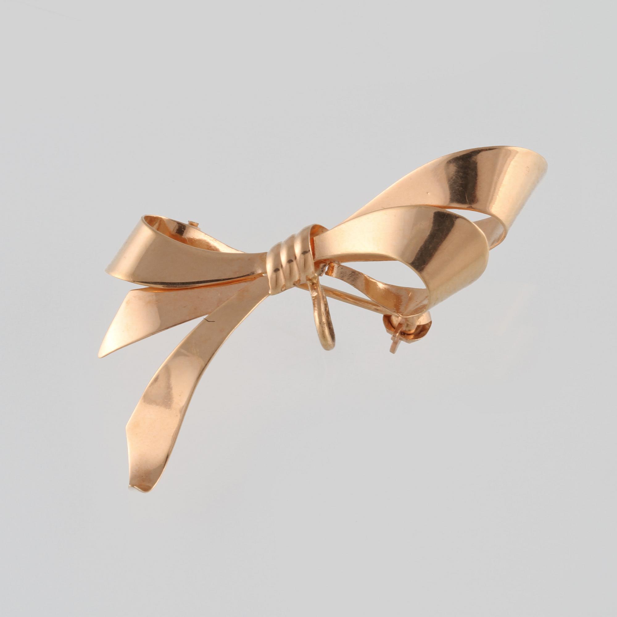 BROSCH, 18K guld, Guldvaruhuset, Stockholm, 1951. Vikt 2,9 gram.