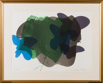 ULLA RANTANEN, colour lithograph, signed and dated 92, numbered 81/500.