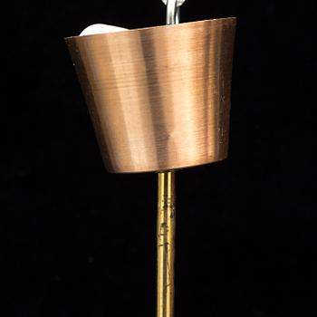 TAKLAMPA, koppar, Danmark, 1960-tal.