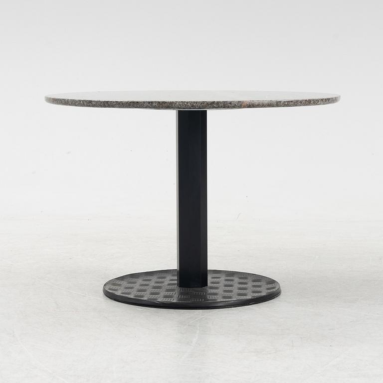 Jan Ekselius, a stone top table, Etcetera, Vetlanda, late 20th Century.