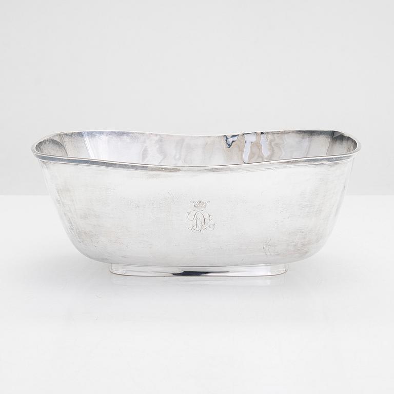 Carl Fredrik Carlman, skål, silver, Stockholm 1955.