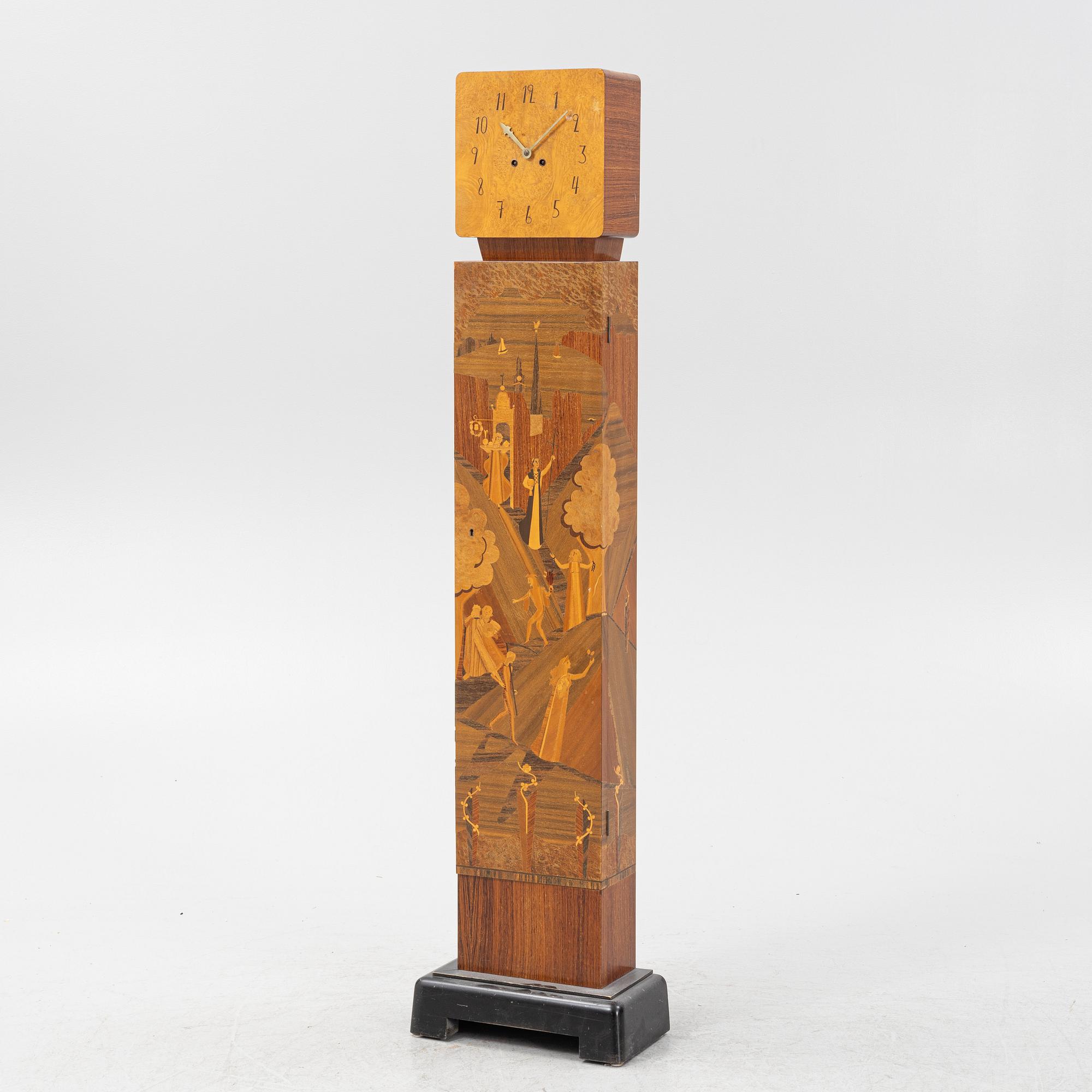 Birger Ekman, golvur, Mjölby Intarsia, 1930-tal.