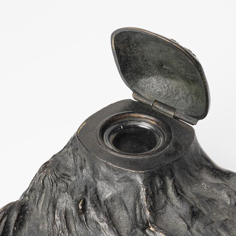 Skrivställ, omkring 1900.