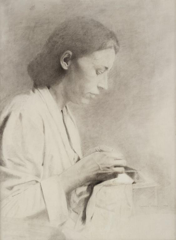 Francisco Lopez, A woman crafting.