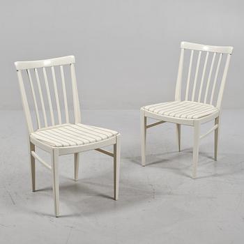 STOLAR, ett par, "Herrgården", Carl Malmsten, Åfors Möbelfabrik, 1900-talets andra hälft.