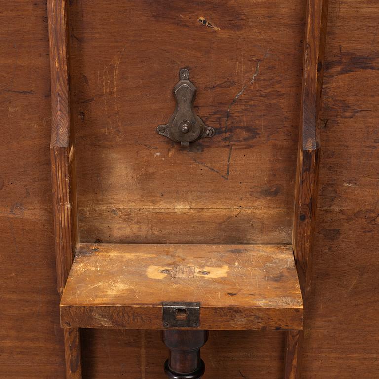 A folding table, first half of the 19th century.