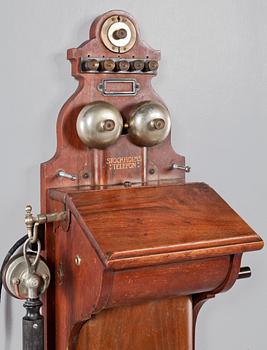 VÄGGTELEFON, Stockholms Telefon, 1900-talets början.