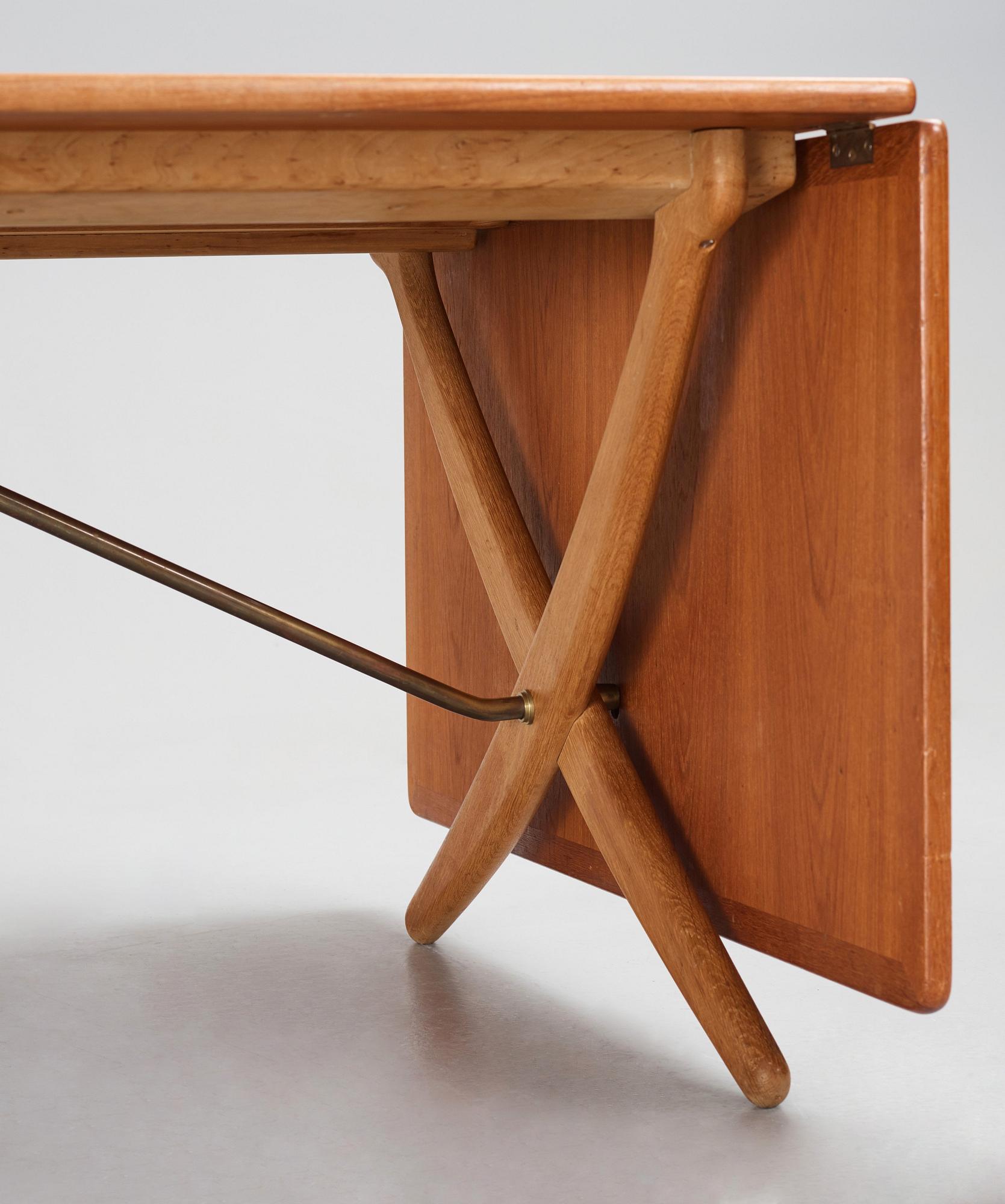 Hans J. Wegner, matbord med klaffar, "AT-314", Andreas Tuck, Danmark 1950-60-tal.