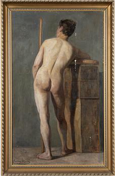 Fanny Hjelm, Standing Male Nude.