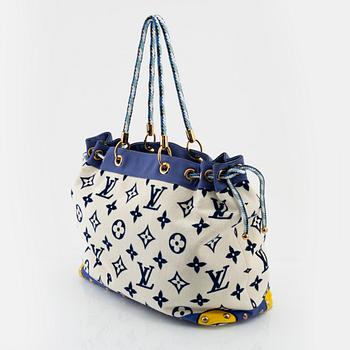 Louis Vuitton, a Cotton monogram 'Eponge cabas blue', limited edition 2005.