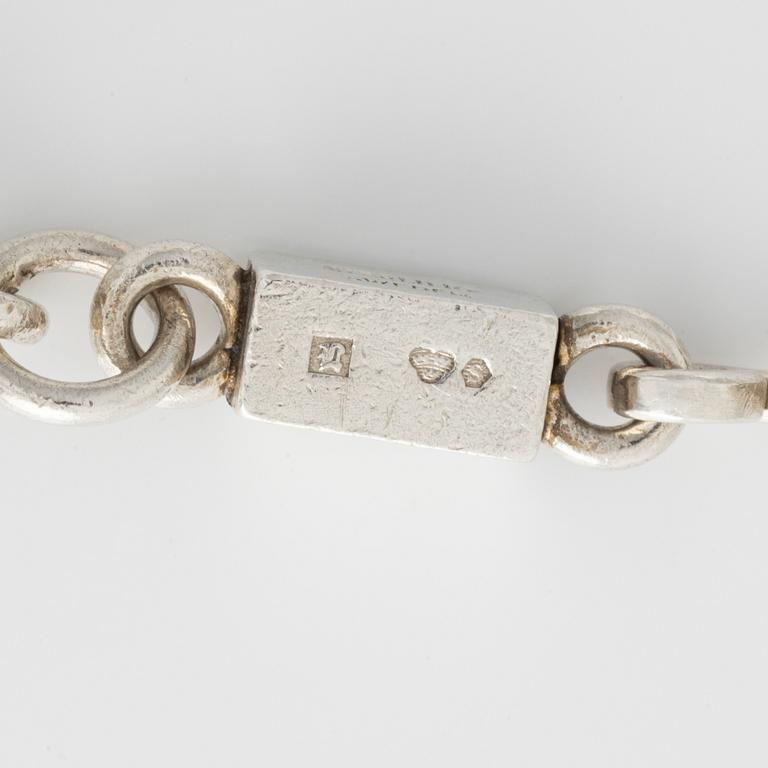 Wiwen Nilsson silver bracelet, Lund 1945.