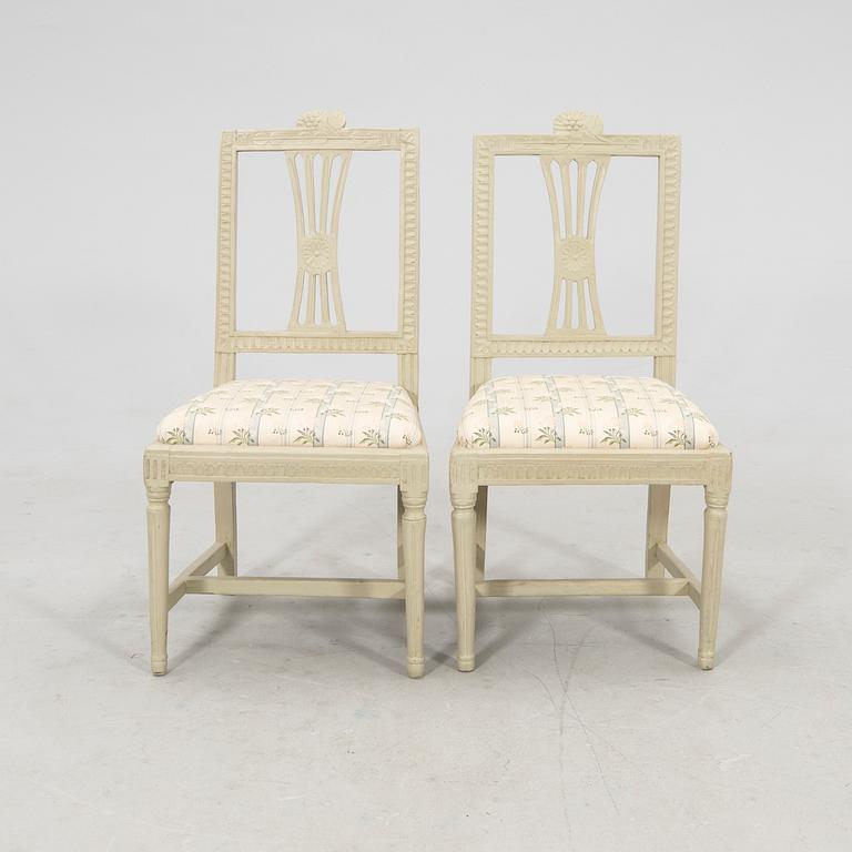 Chairs, a pair of early 19th century Gustavian.
