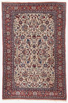 Matta, semiantik Najafabad, Isfahan området, ca 208 x 138 cm.