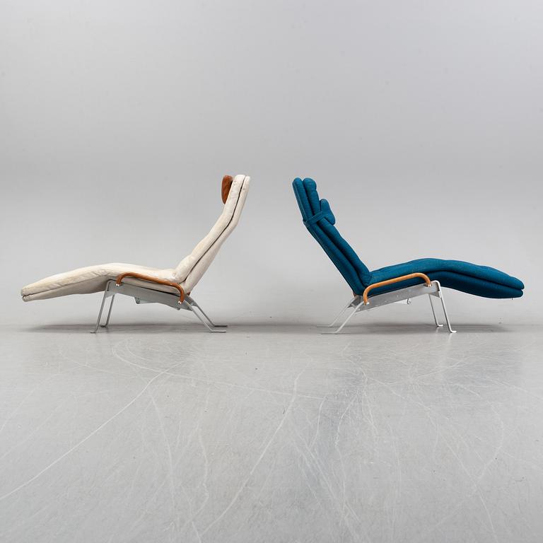 Dux design office, a pair of 'Fenix' lounge chairs, Dux AB, 1967-68.