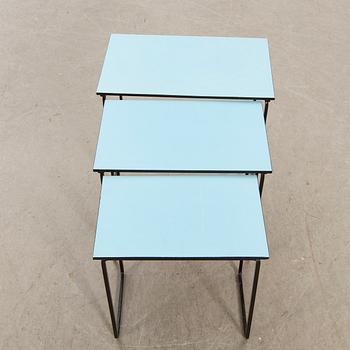 Satsbord, 50-tal, metall, laminat.
