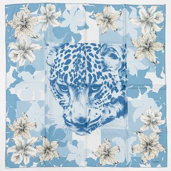 Cartier, a silk scarf.