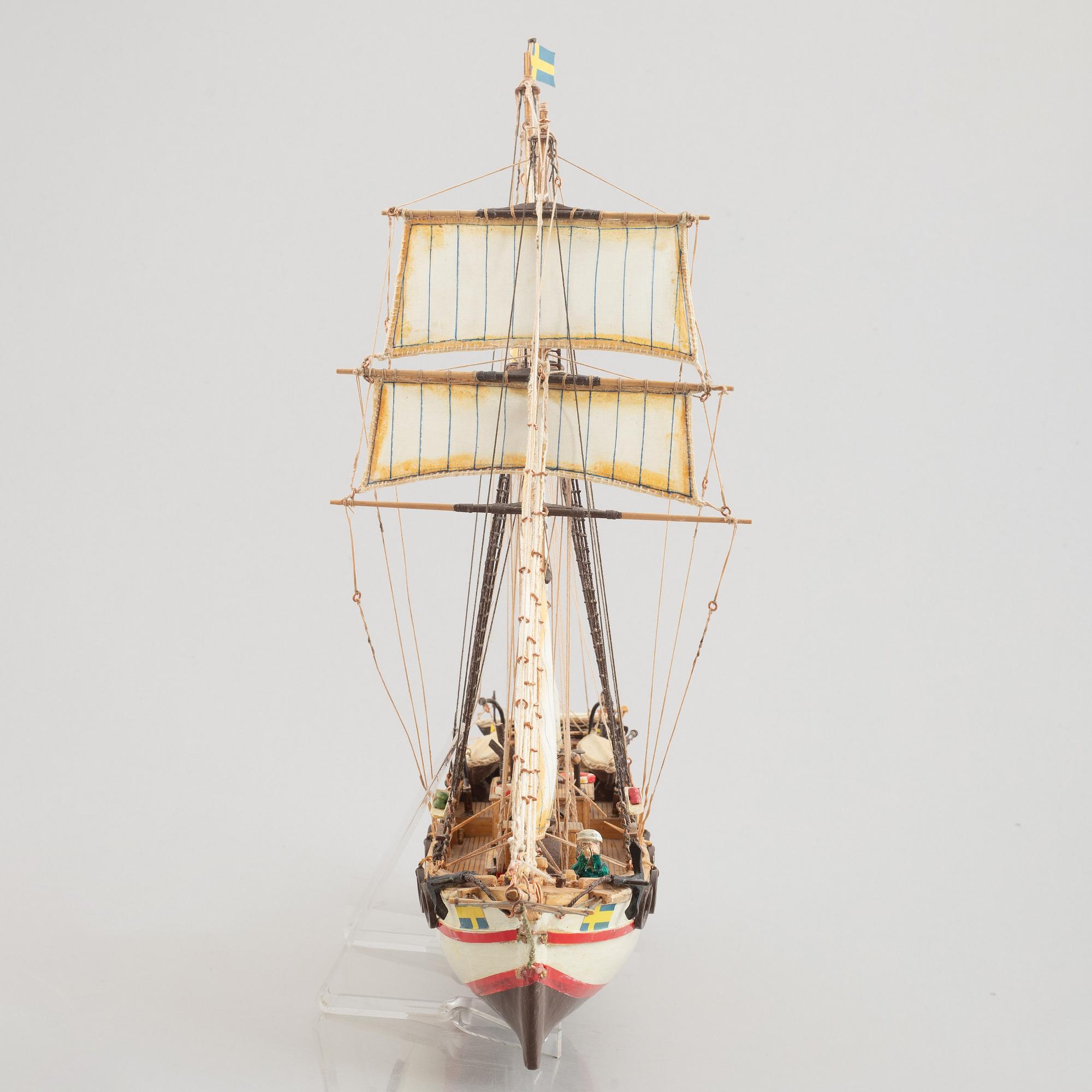 Ship model, 20th century.