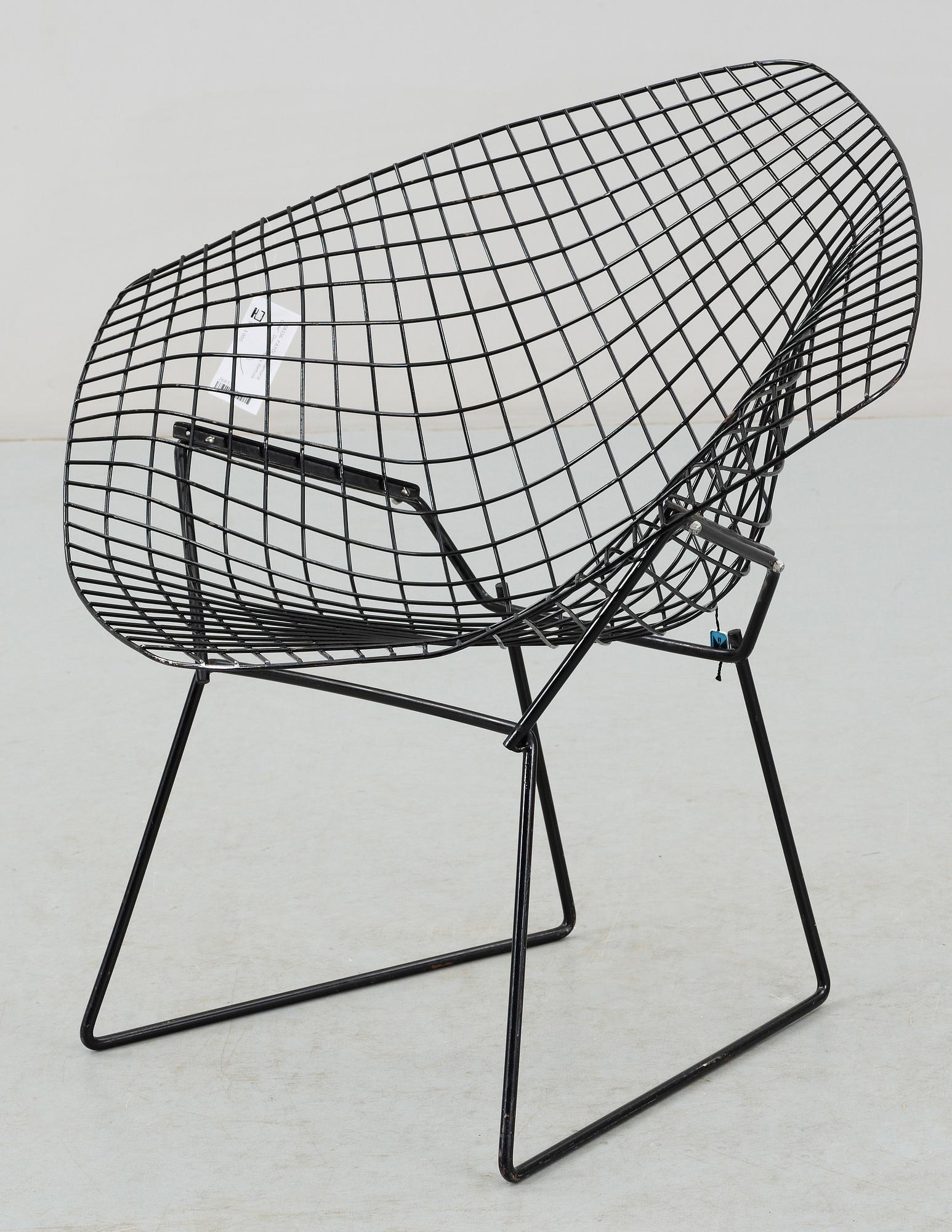 FÅTÖLJ. "Diamond Chair". Design: Harry Bertoia.