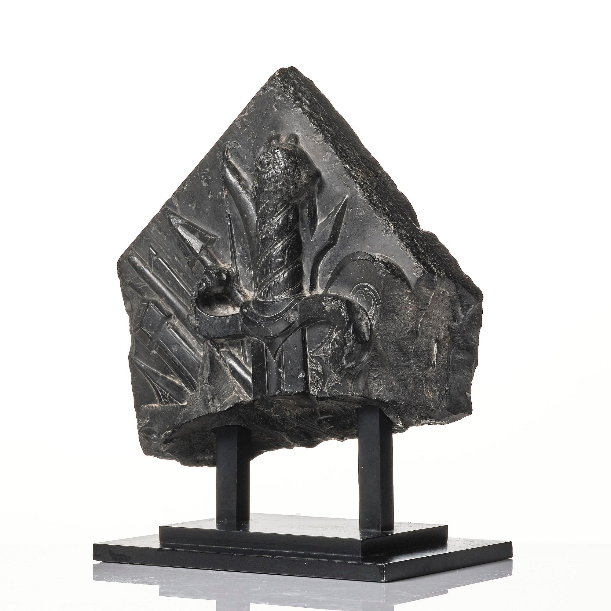 Skulpturfragment, Grand tour souvenir troligen 1700-tal.
