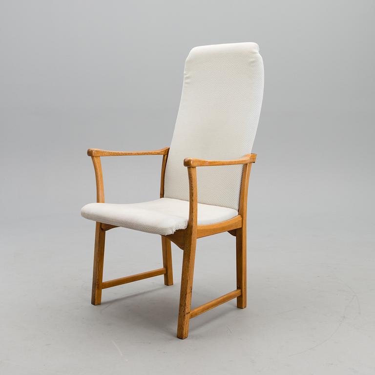 A mid-20th century open arm chair model F-202 for M-H Produkt, Sweden.