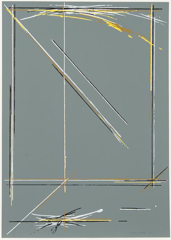 Portfolio with eleven serigraphs, signed and numbered 67/110, 1977.