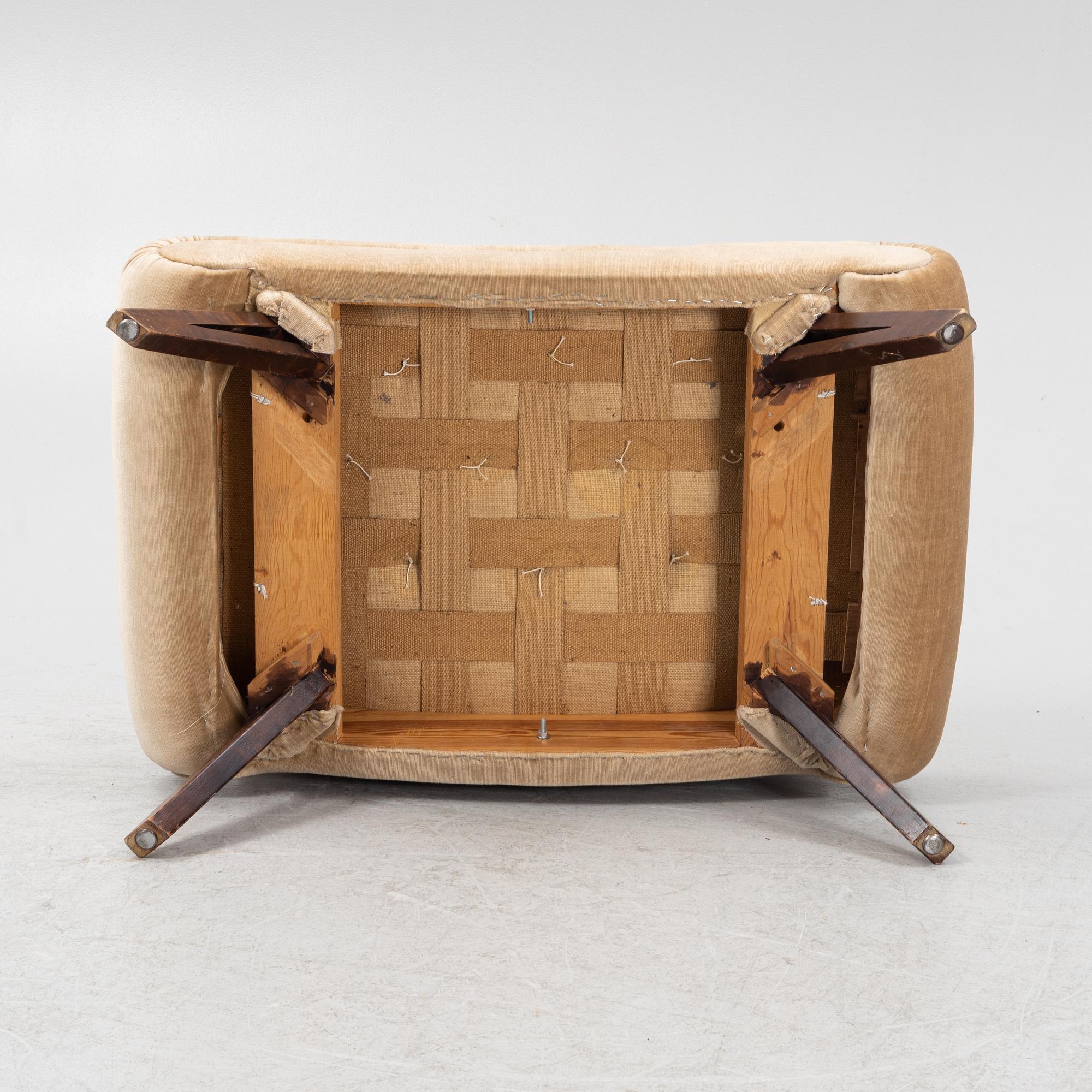 Otto Schulz, tillskriven. Fåtölj, Boet, Göteborg, 1930-40-tal.