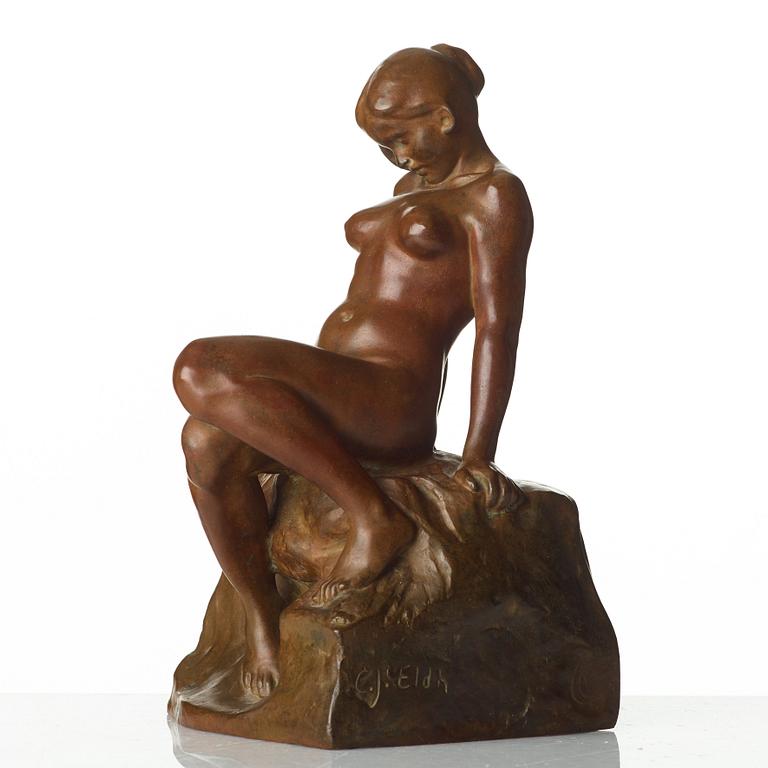 Carl Eldh, "Sittande flicka".