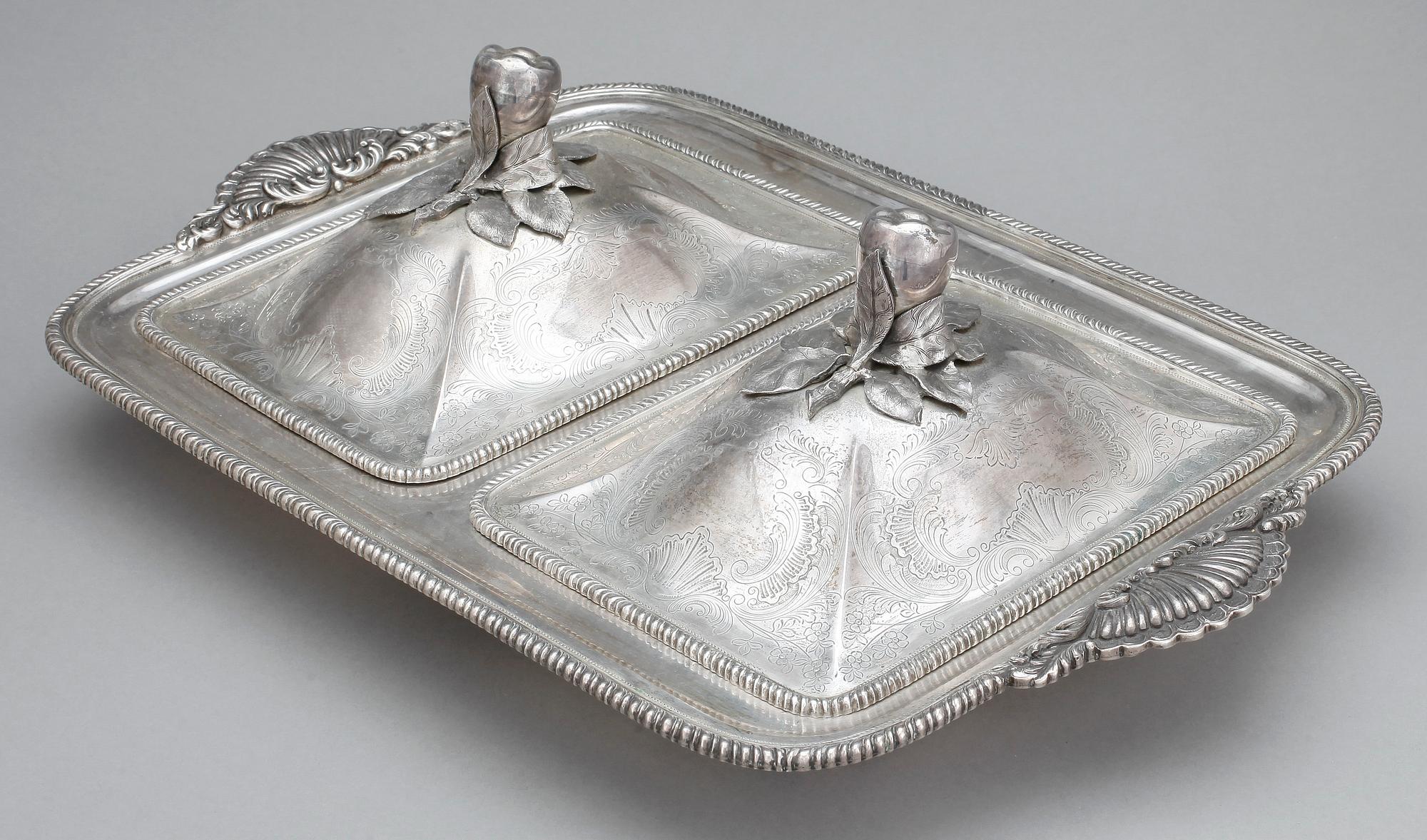 DUBBELKAROTT, silver, Porto, Portugal, 1900-tal. Vikt ca 3240g.